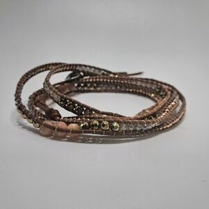 Bohemian Beaded Wrap Bracelet